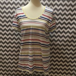 Striped‎ LOFT Tee sz large